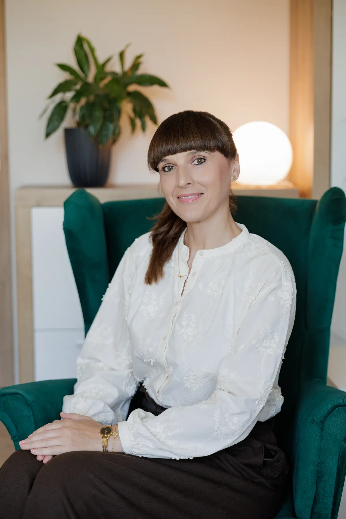 Anna Roś w gabinecie